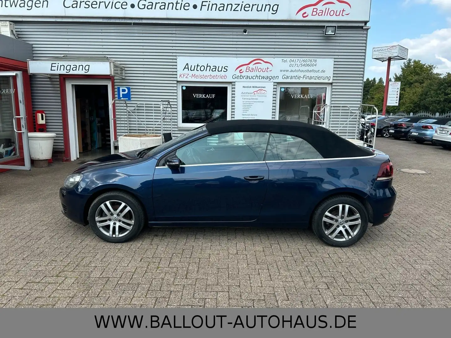 Volkswagen Golf VI Cabriolet *KLIMA*NAVI*TEMPO*TÜV/AU NEU* Blau - 1