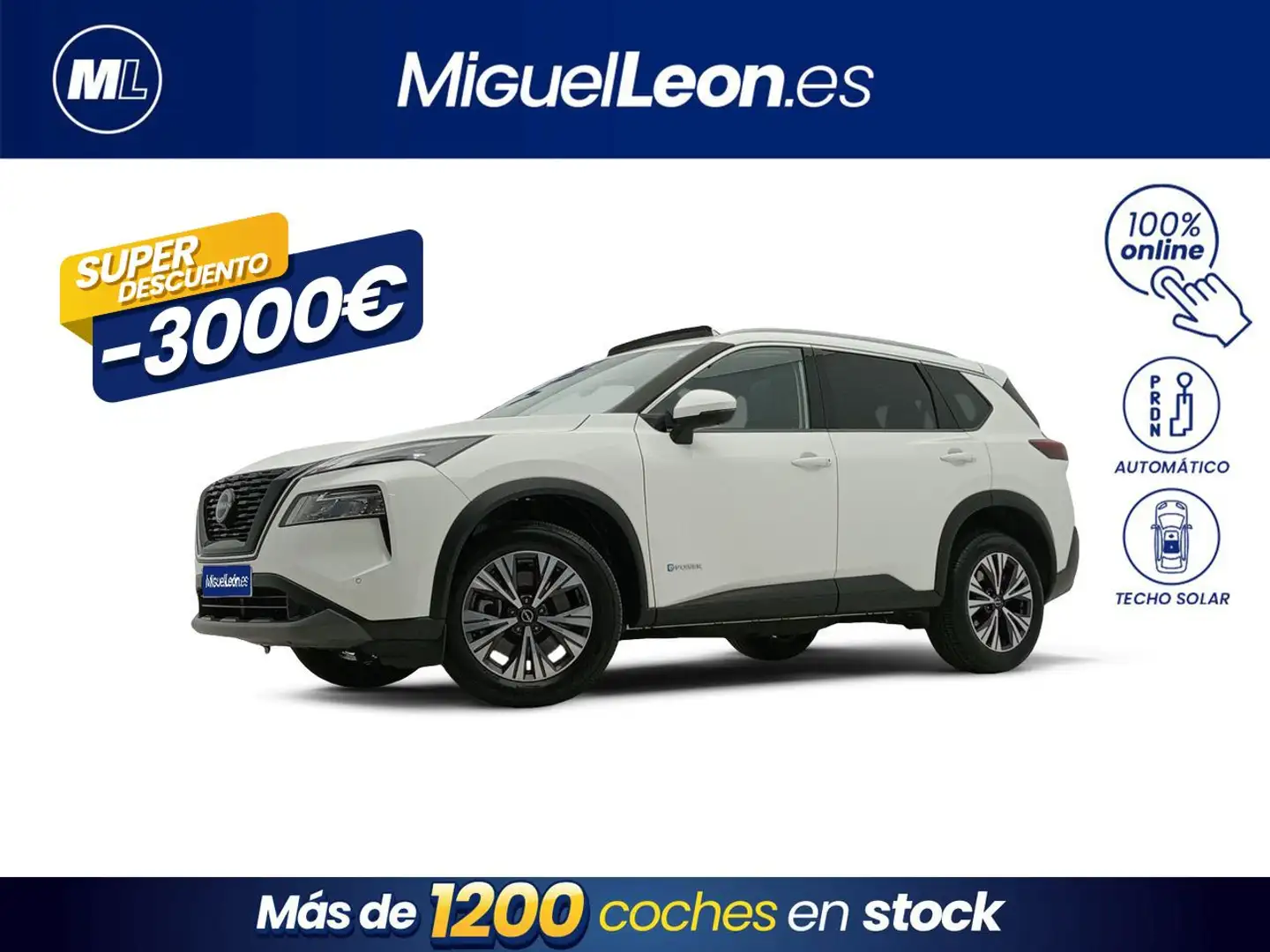 Nissan X-Trail 5pl 1.5T VC 120kW MHEV 4x2 N-Connecta Blanco - 1