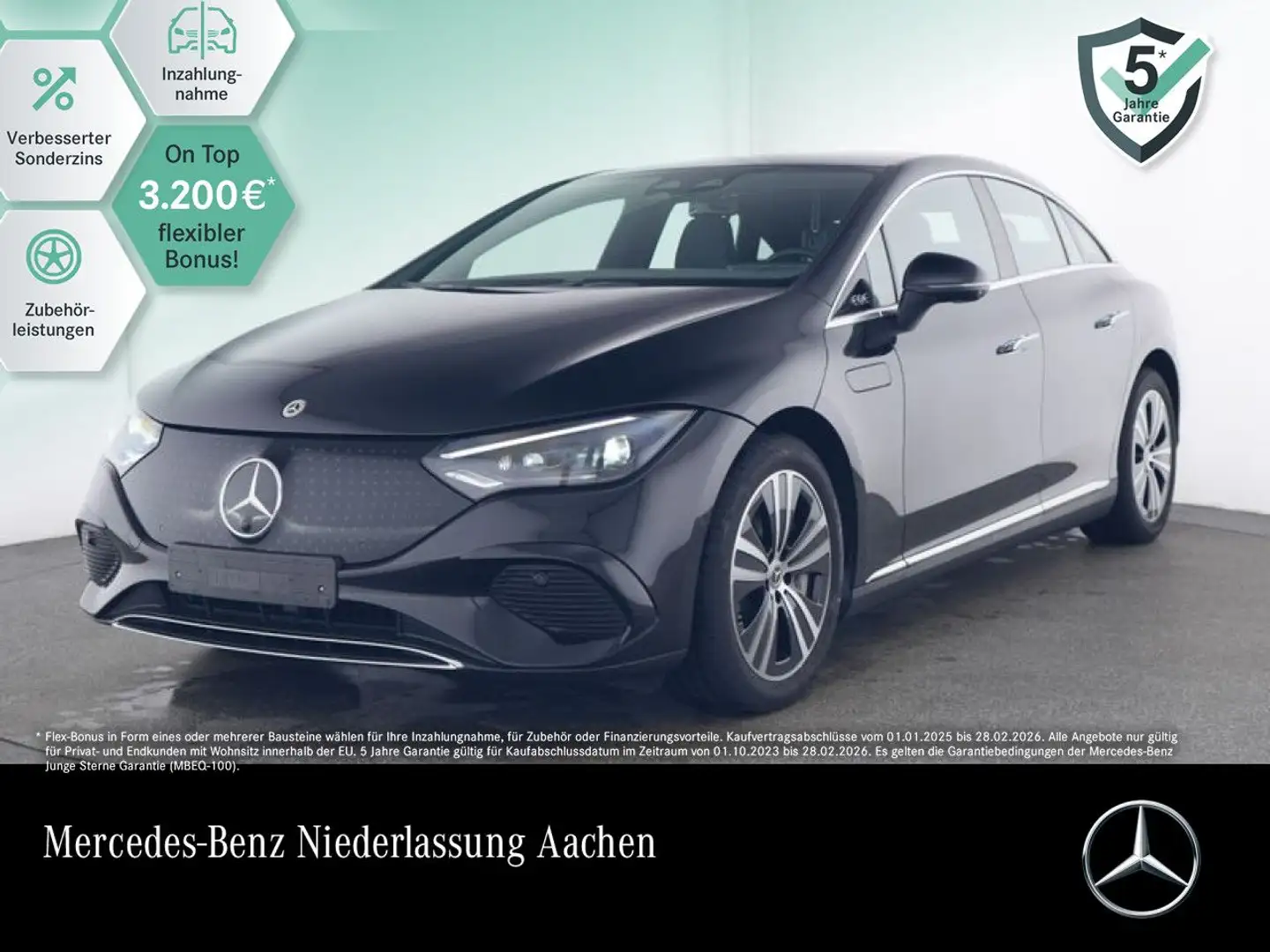 Mercedes-Benz EQE 300 Avantgarde Fahrass WideScreen Airmat Pano Schwarz - 1