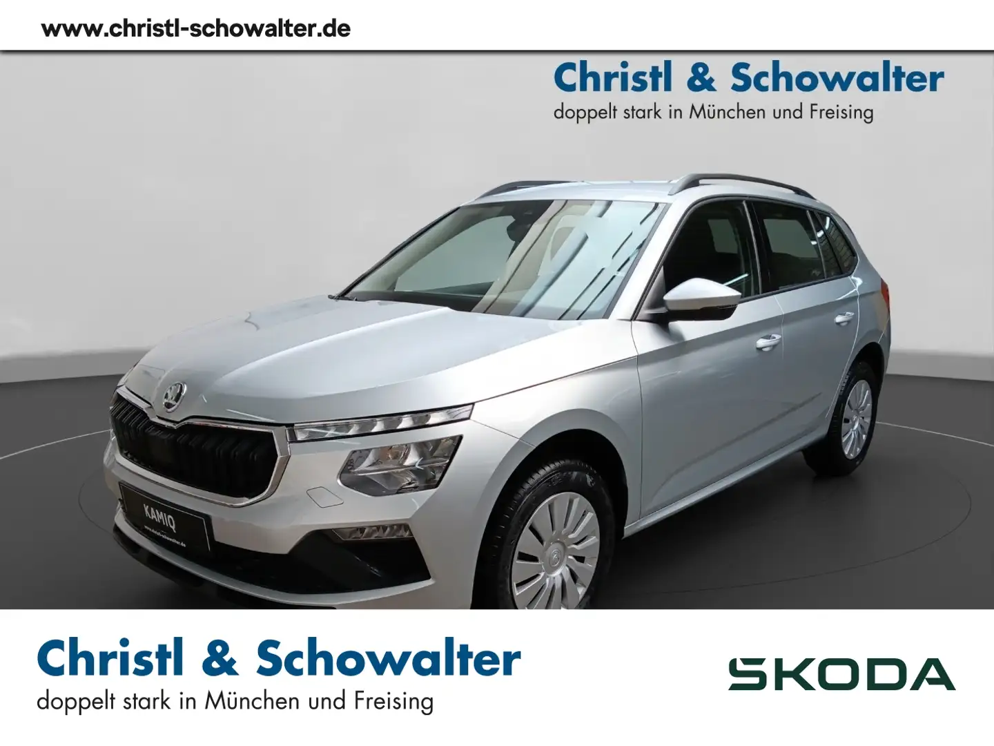 Skoda Kamiq 1.0TSI DSG Essence AHK LED LANE GRA Silber - 1