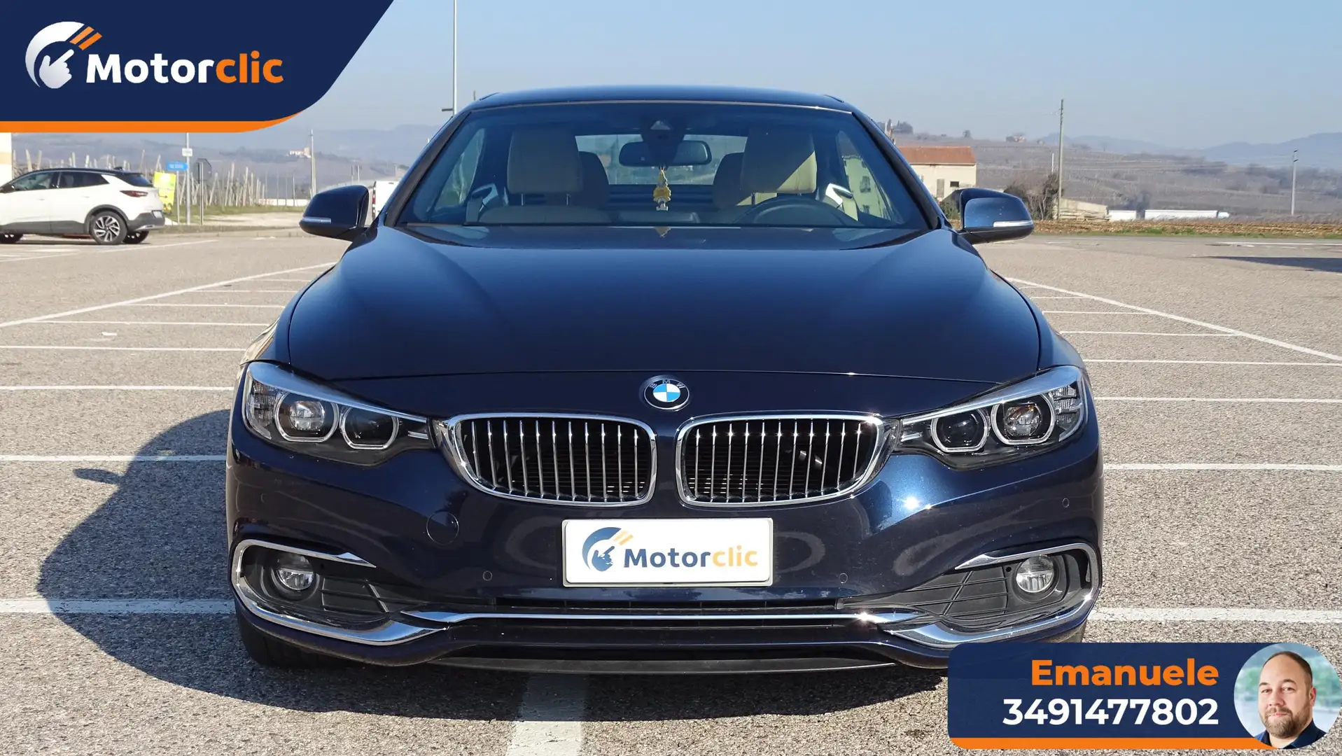 BMW 420 d Cabrio Luxury Albastru - 1