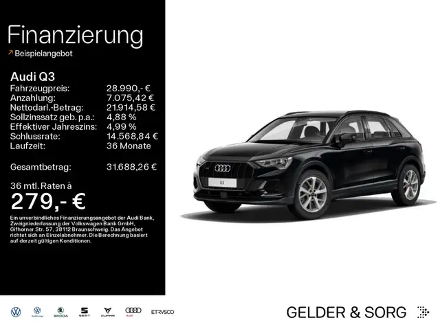 Audi Q3 35 TDI quattro advanced LED*RFK*Sound*Virtual