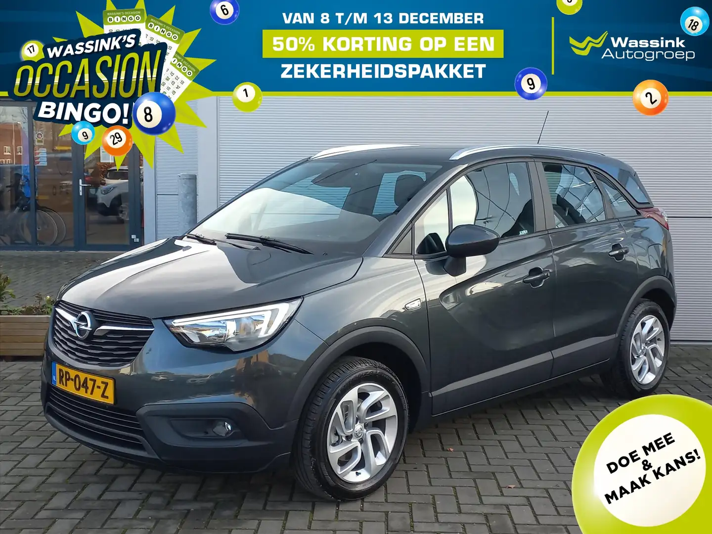 Opel Crossland X 1.2T 110pk Online Edition | Airconditioning | Navi Grijs - 1