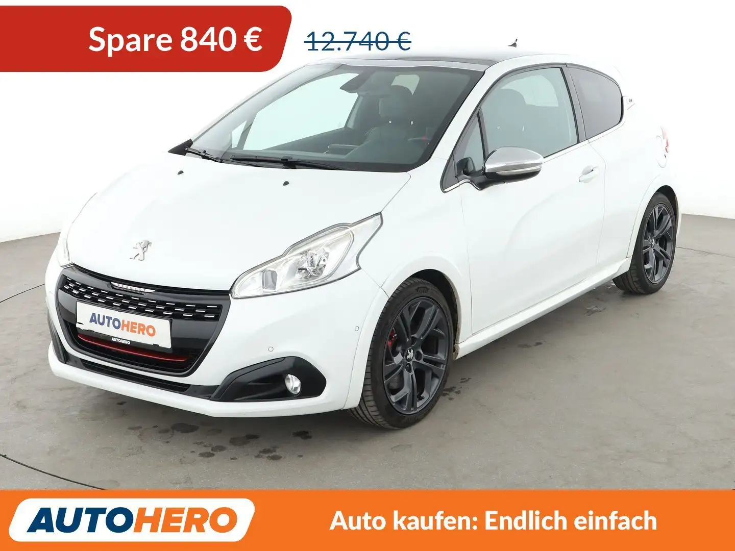 Peugeot 208 1.6 THP GTi *NAVI*TEMPO*CAM*PDC*SHZ* Weiß - 1