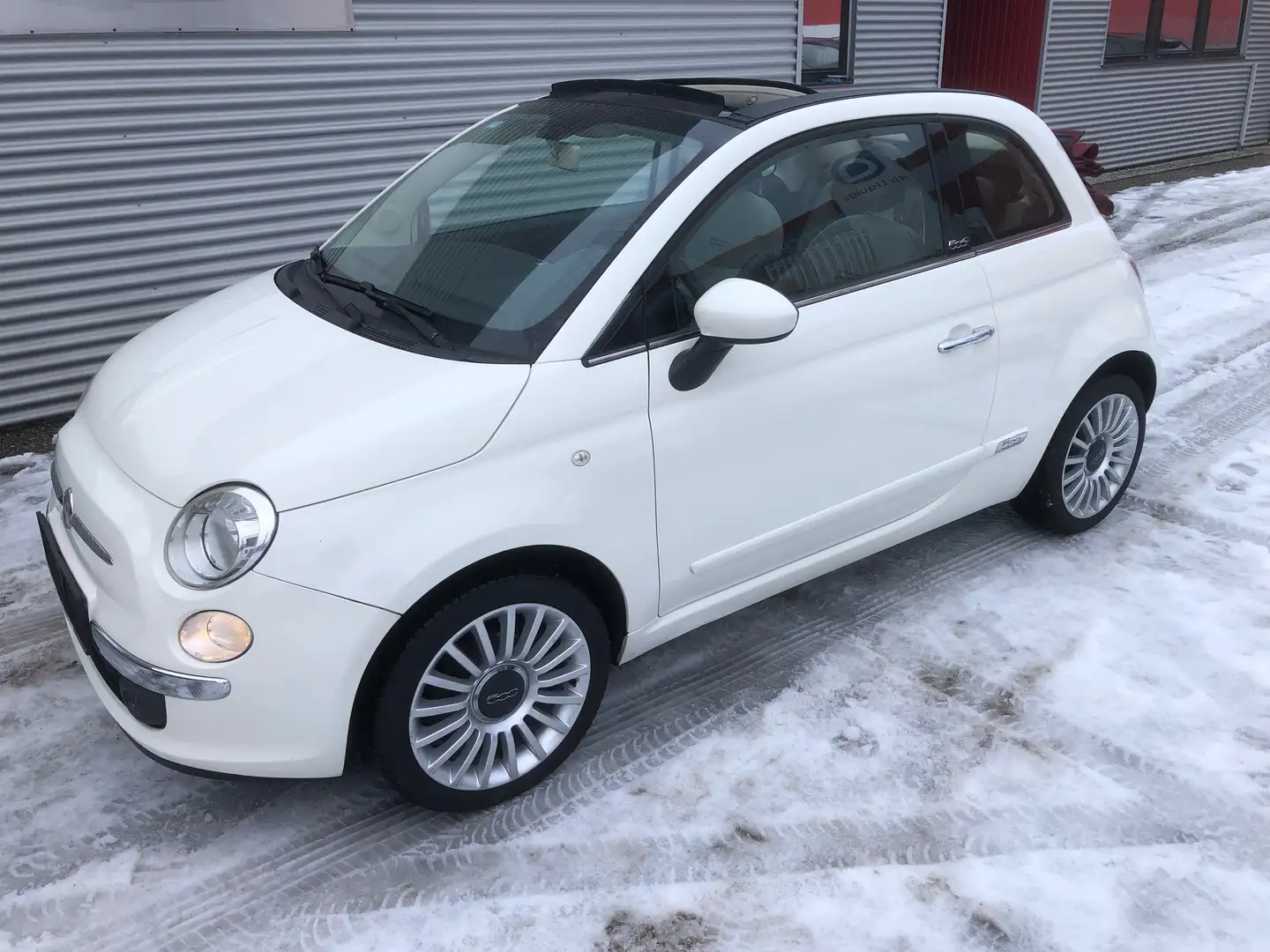 Fiat 500C 500 Cabrio 1,2 Lounge ##ÖAMTC-PICKERL GANZ NEU# Weiß - 1