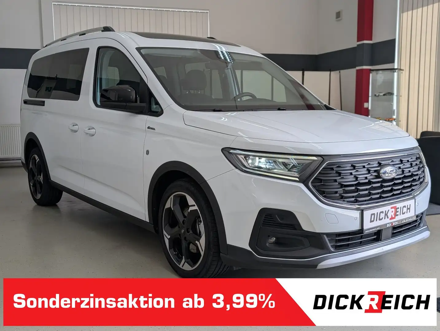 Ford Grand Tourneo Active Bi-LED PANO CAM 7-SI AHK 18 Weiß - 1