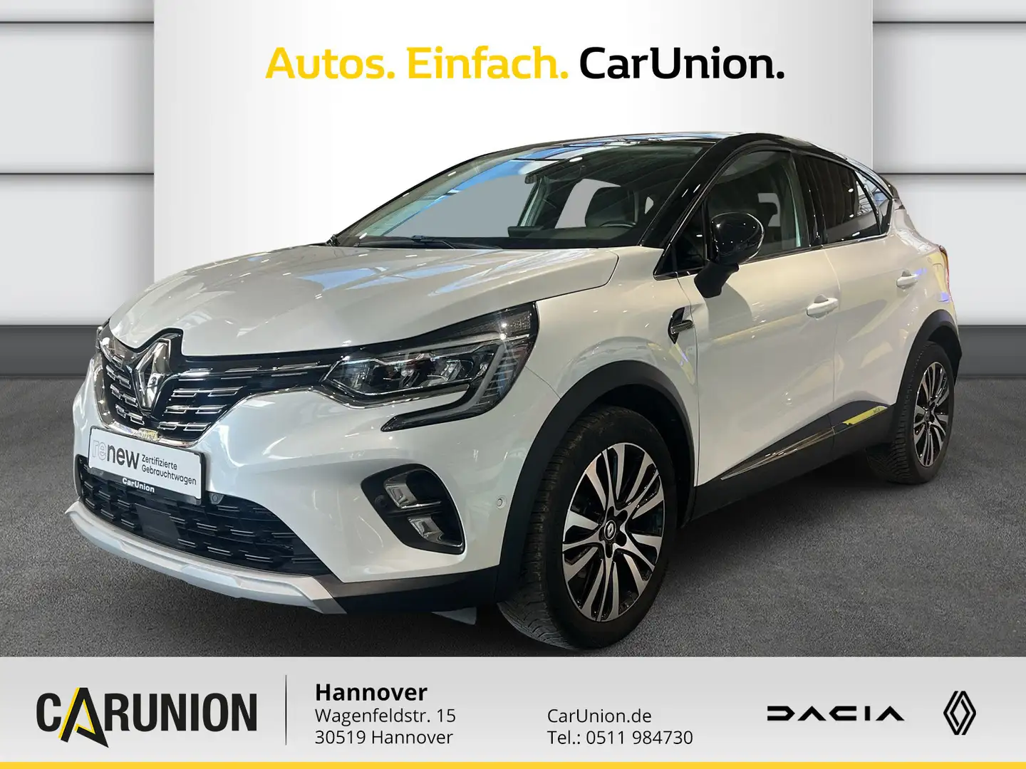 Renault Captur INITIALE PARIS E-TECH Plug-in 160 (MY21) Weiß - 1