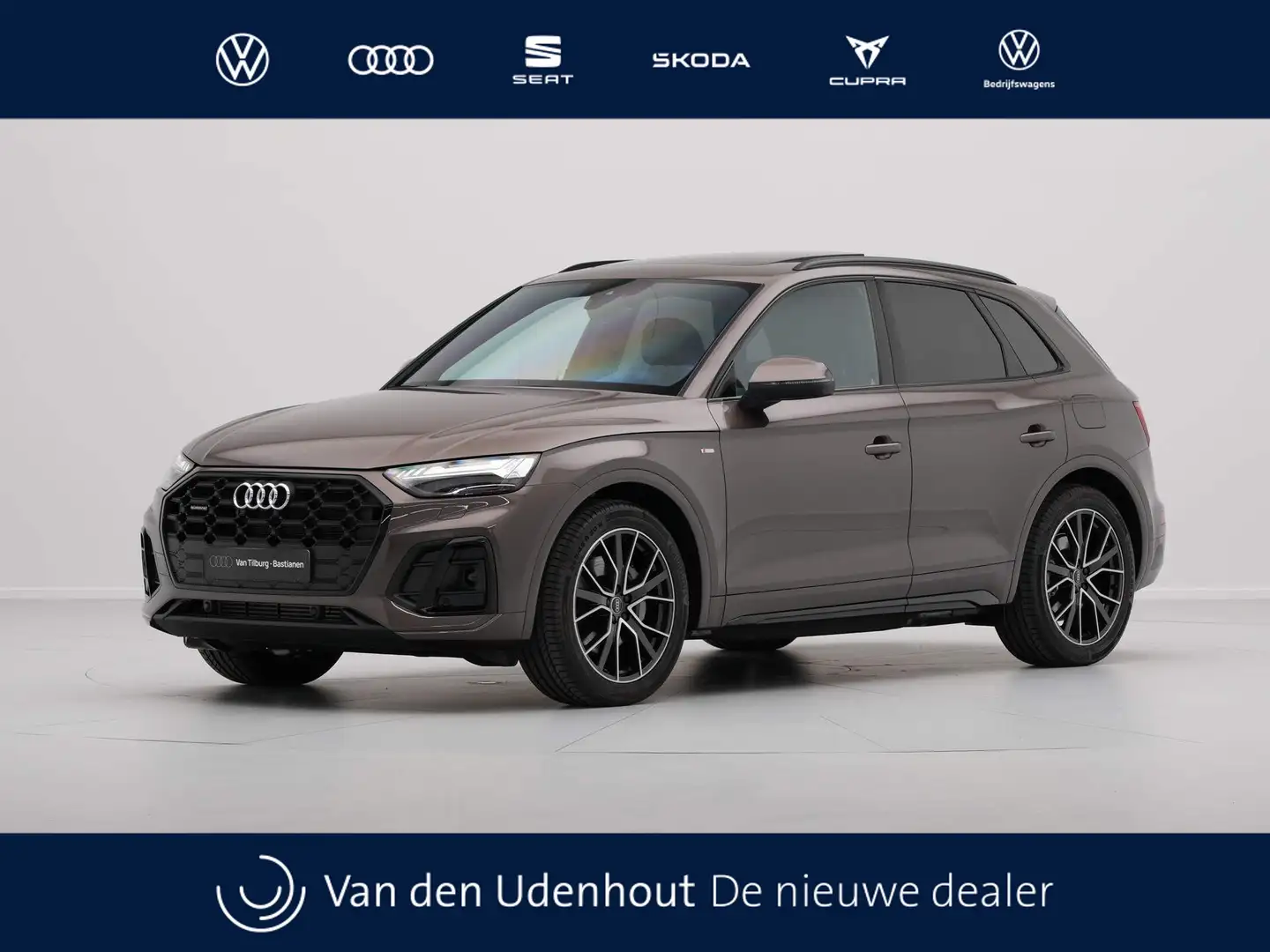 Audi Q5 50 TFSI e S edition Competition Luchtvering Trekha Bruin - 1