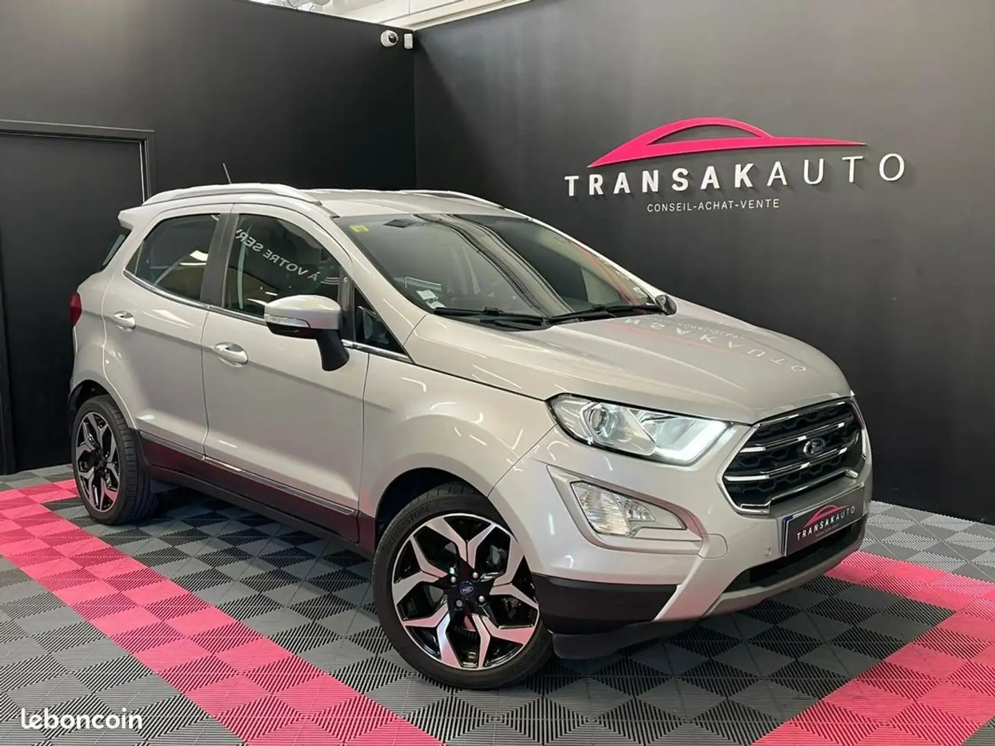 Ford EcoSport 1.0 EcoBoost 125ch SS BVA6 Titanium SECONDE MAIN ORIGINE FRANCE ENTRETIEN COMPLET Grijs - 1