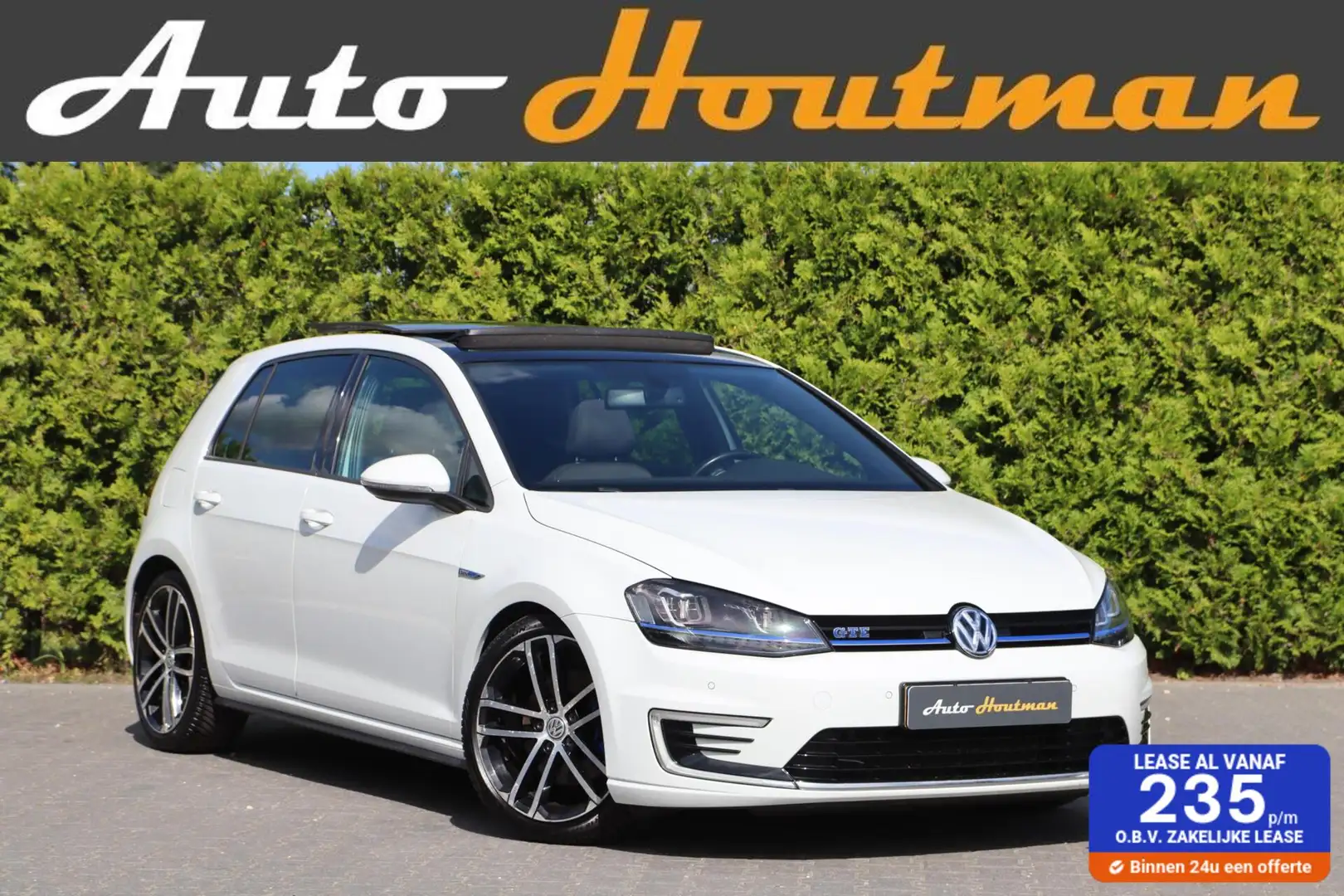 Volkswagen Golf GTE 1.4 TSI DSG 204 Pk Keyless|PanoSchuifdak|18 Inch|N Blanc - 1