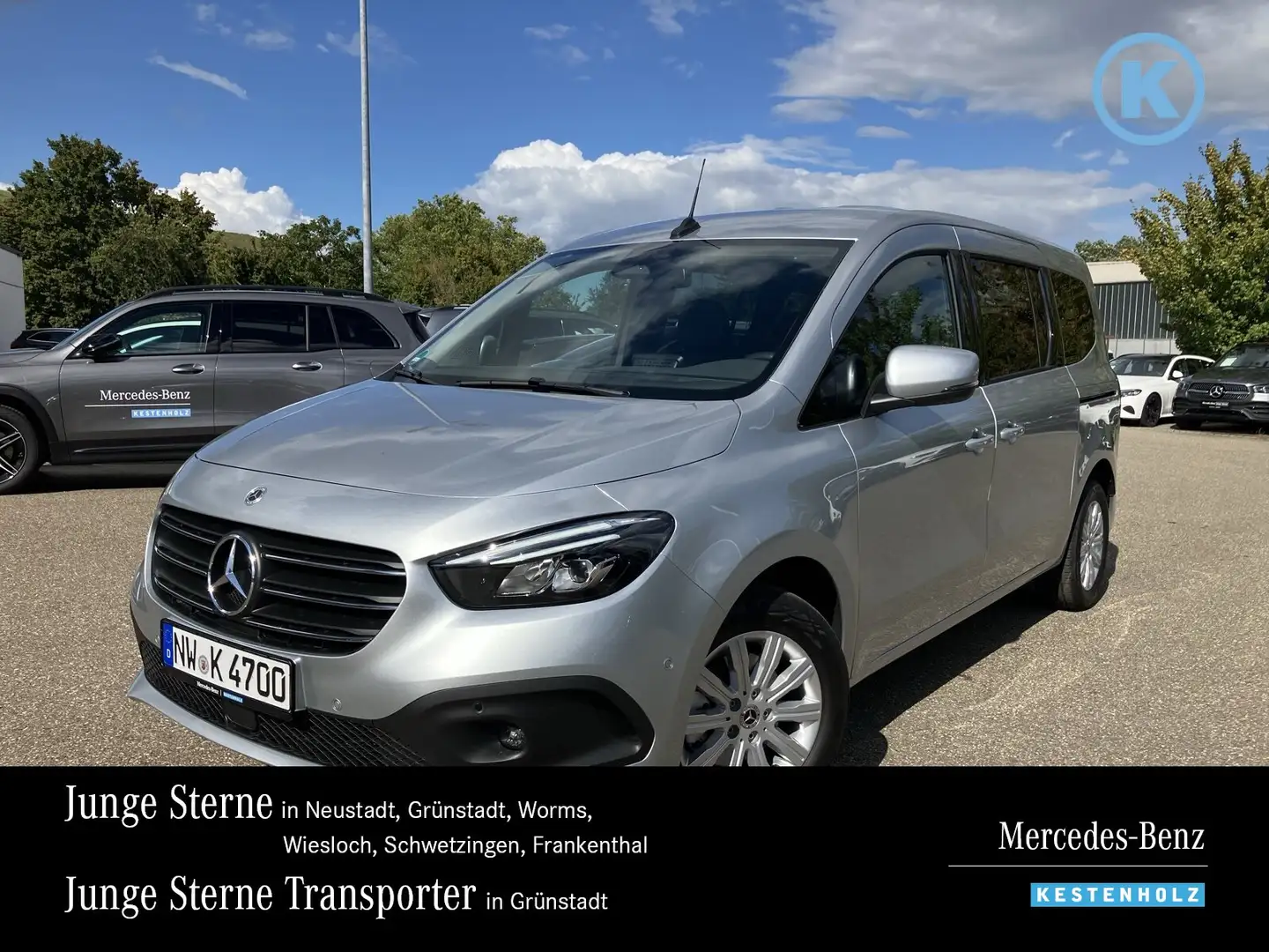 Mercedes-Benz T180 Edition Lang AMF-Bruns-Rollstuhlrampe/7Sitze/Navi Argent - 1