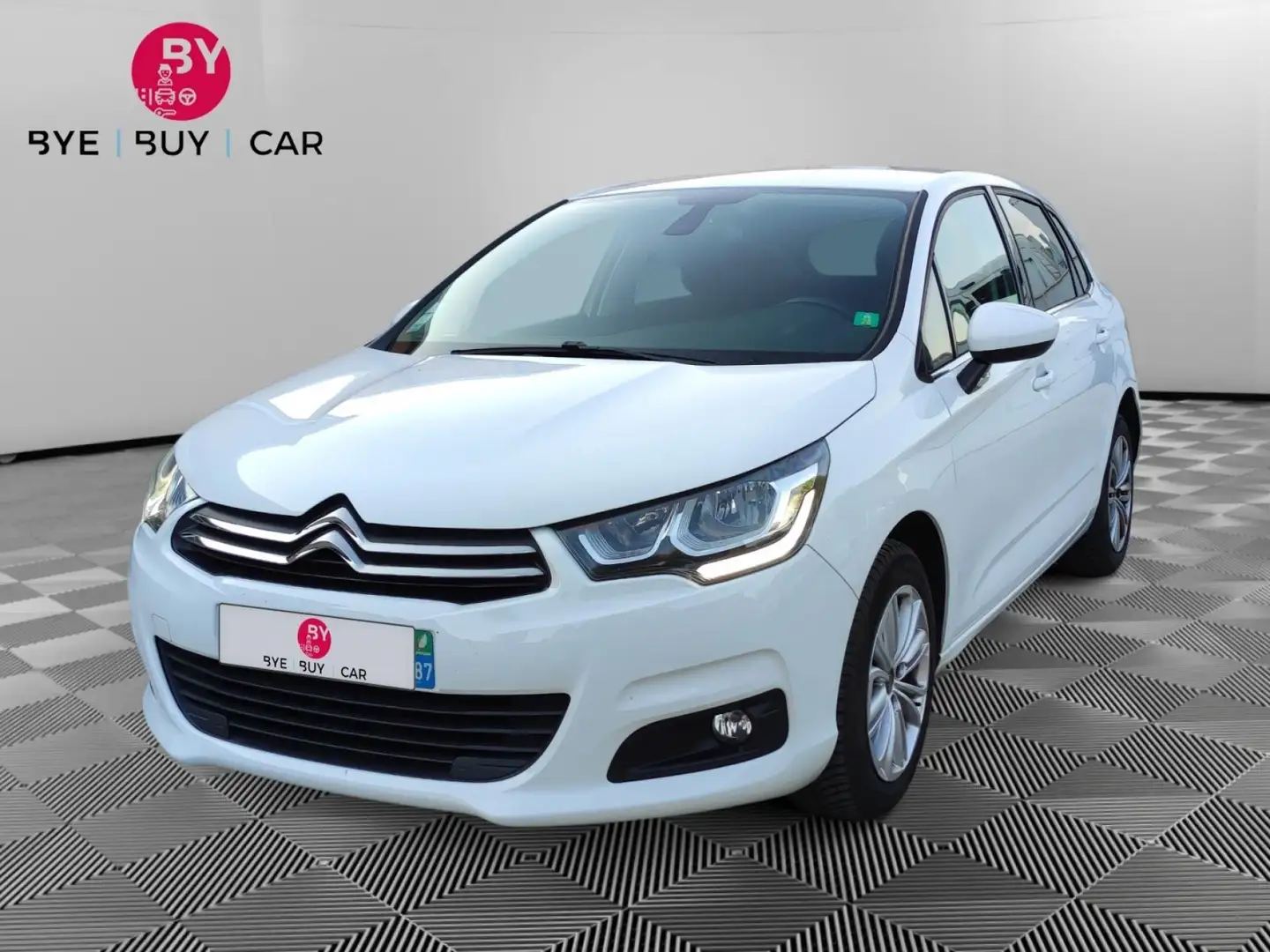 Citroen C4 2 PLACES SOCIETE 1.6 BLUEHDI 100 cv MILLENIUM BUSINESS GARANTIE 12 MOIS Blanc - 1