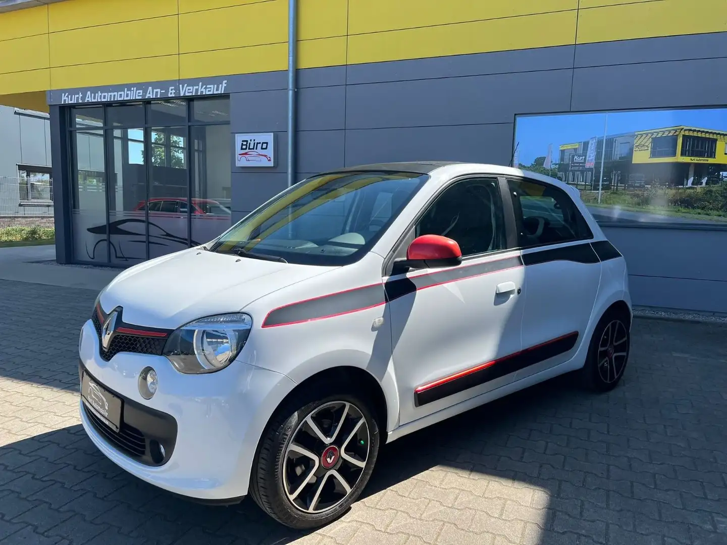 Renault Twingo Luxe PANO/KLIMAA/TEILEDER/EURO6/* Weiß - 2