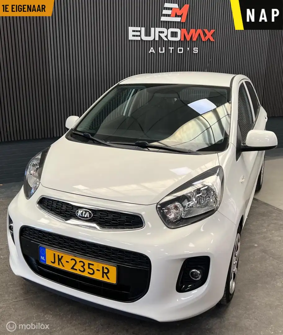 Kia Picanto 1.0 CVVT ComfortLine NAP - 1e Eigenaar - Airco Weiß - 1