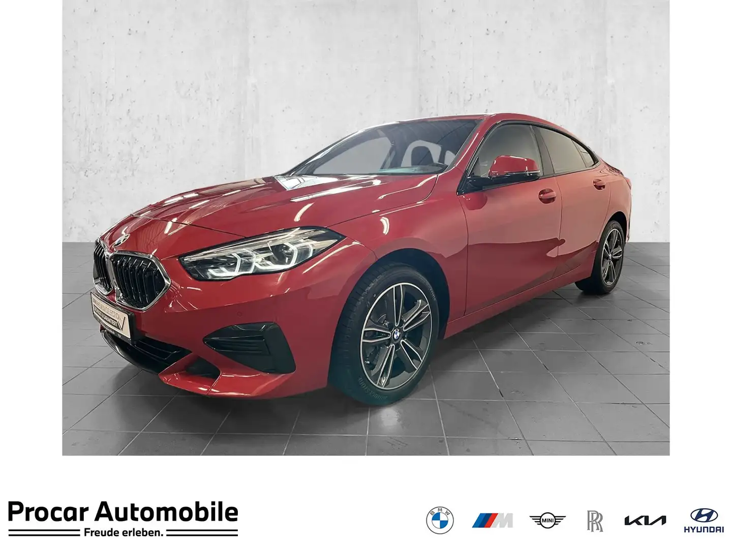 BMW 218 i Gran Coupé NAVI LED Sound Syst. PDC V+H LM Rot - 1