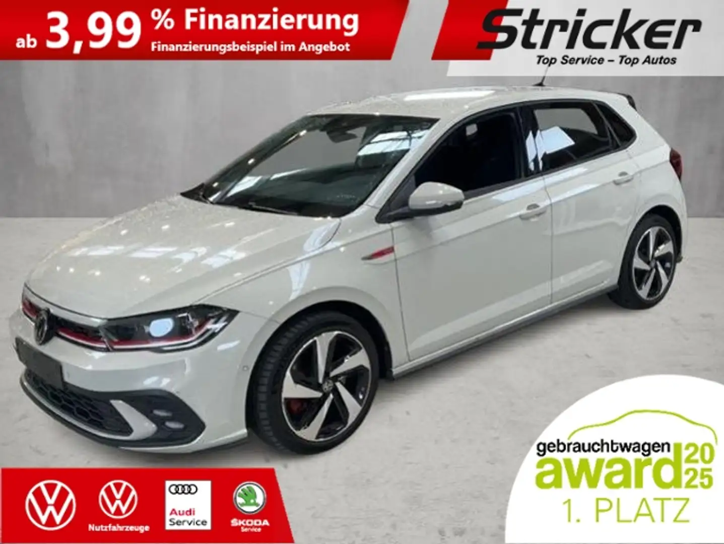 Volkswagen Polo GTI 2.0TSI DSG 249,-ohne Anzahlung App-Connect Si Grau - 2