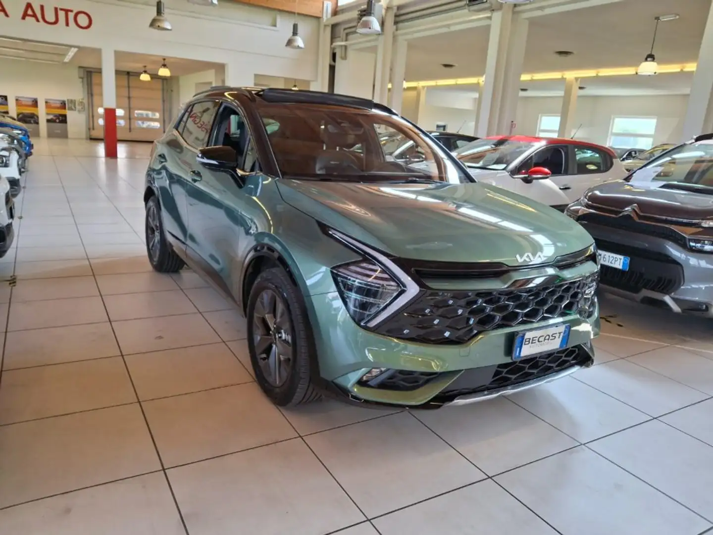 Kia Sportage 1.6 TGDi HEV AT GT-line Groen - 1