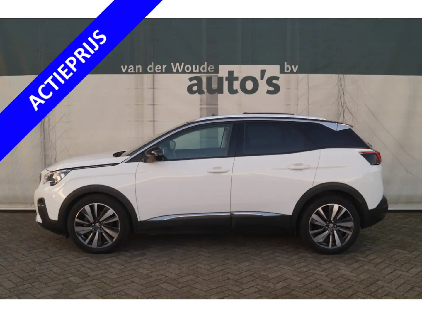 Peugeot 3008 1.2 PureTech 130pk Allure -PANO-ECC-CAM-NAVI- Blanc - 1