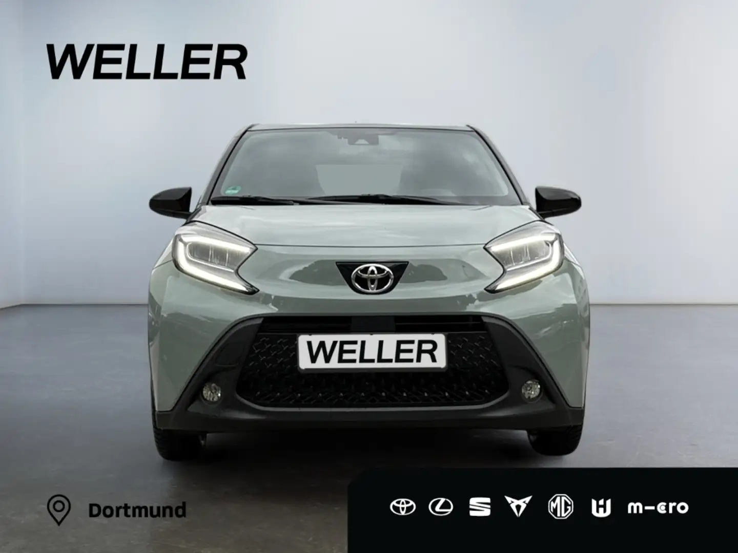 Toyota Aygo X Team D *LED*ACC*CAM*CarPlay*SHZ*SmartKey* Grün - 2