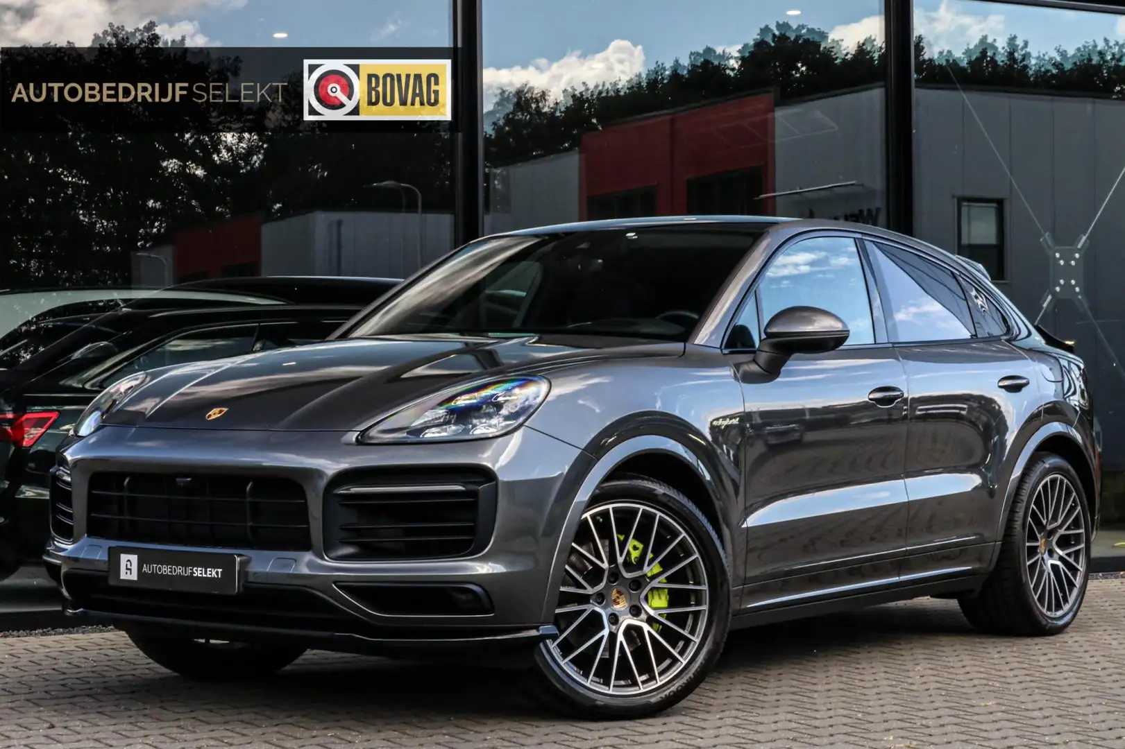 Porsche Cayenne Coupé 3.0 E-Hybrid - MATRIX - PANO - SPORT CHRONO Gris - 1