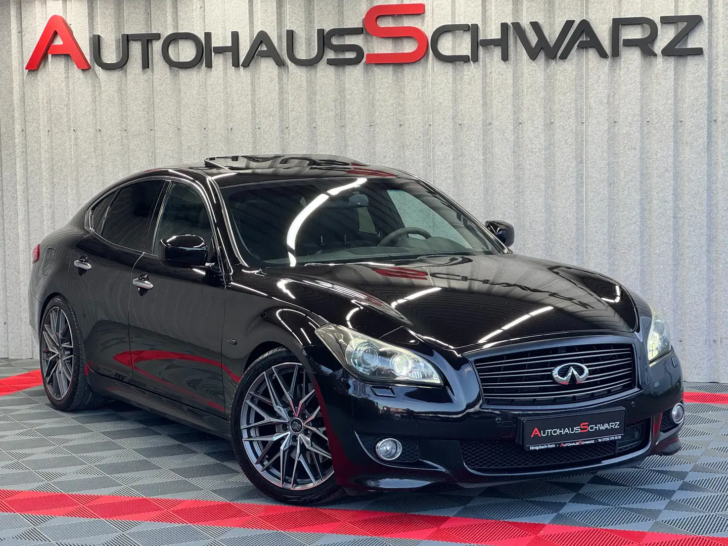 Infiniti M37 M37S Premium S-Dach ACC BOSE Kamera Leder FahrAss Schwarz - 1