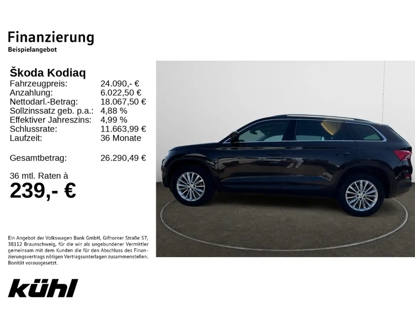 Skoda Kodiaq 1.4 TSI DSG Style Navi,AHK,Kamera,LM18 Braun - 2