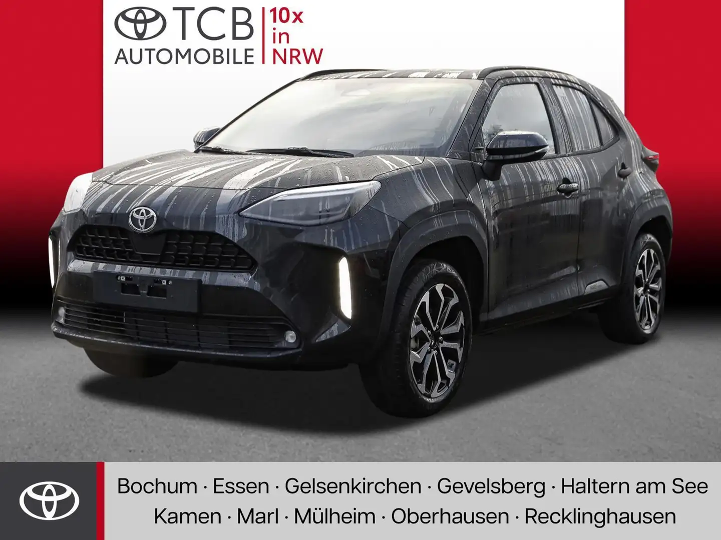 Toyota Yaris Cross 1.5 HYBRID BLACK+WHITE NAVI/LED/SHZ Zwart - 1