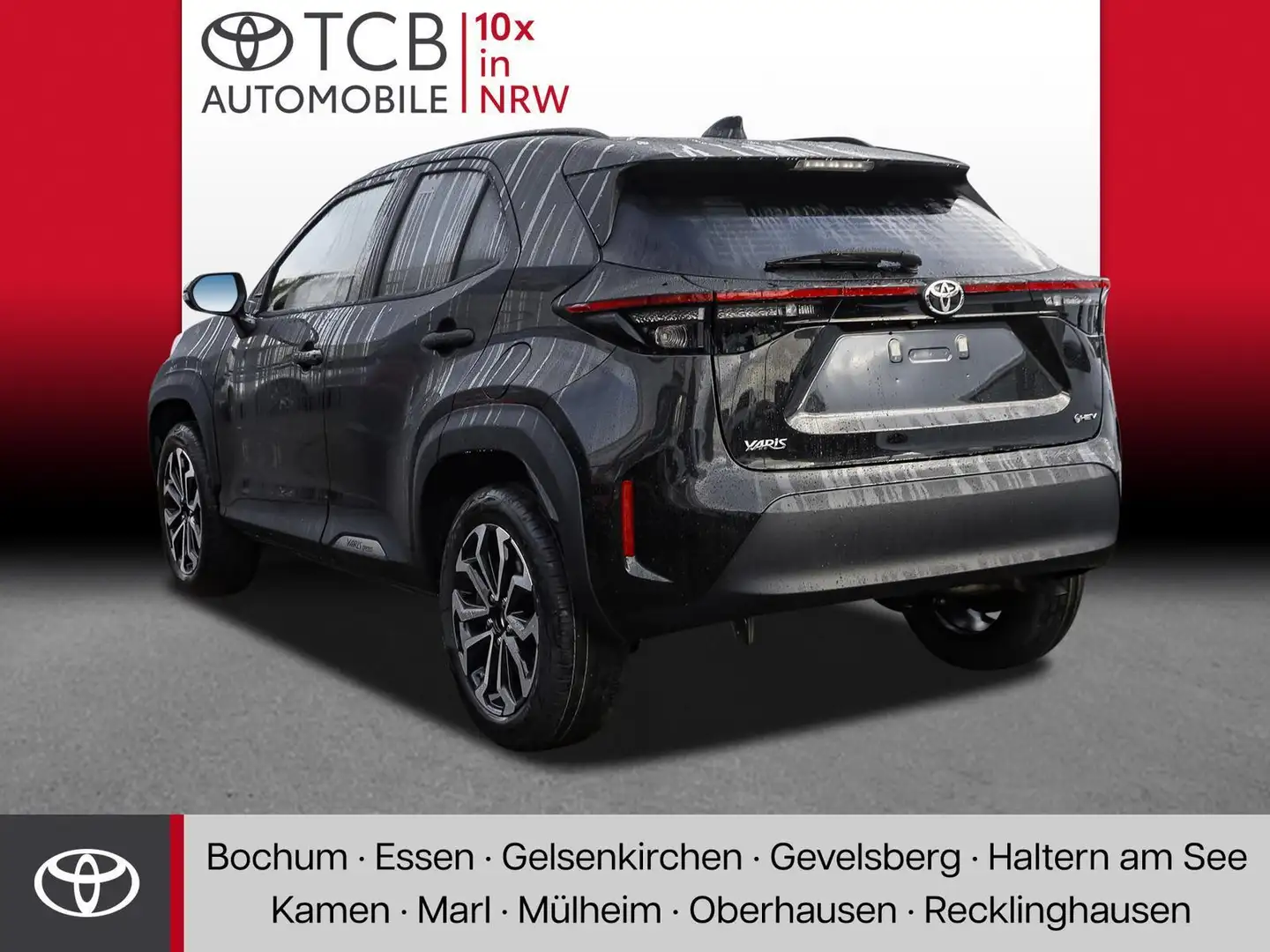 Toyota Yaris Cross 1.5 HYBRID BLACK+WHITE NAVI/LED/SHZ Zwart - 2