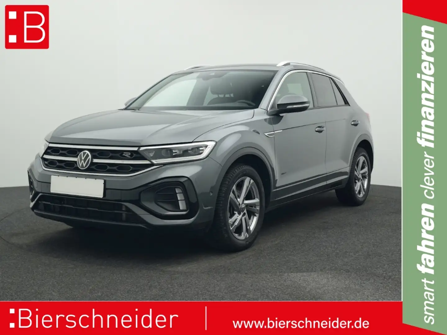 Volkswagen T-Roc 2.0 TDI DSG RLine LED+ NAVI ACC APP Grau - 1