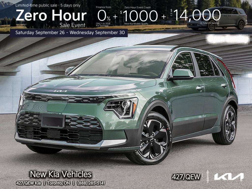 Green 2026 Kia Niro EV SUV / Crossover Front-Wheel Drive 1-Speed Automatic