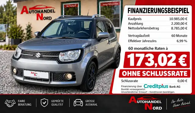Suzuki Ignis Automatik Rückfahrkamera Sitzhizung AHK
