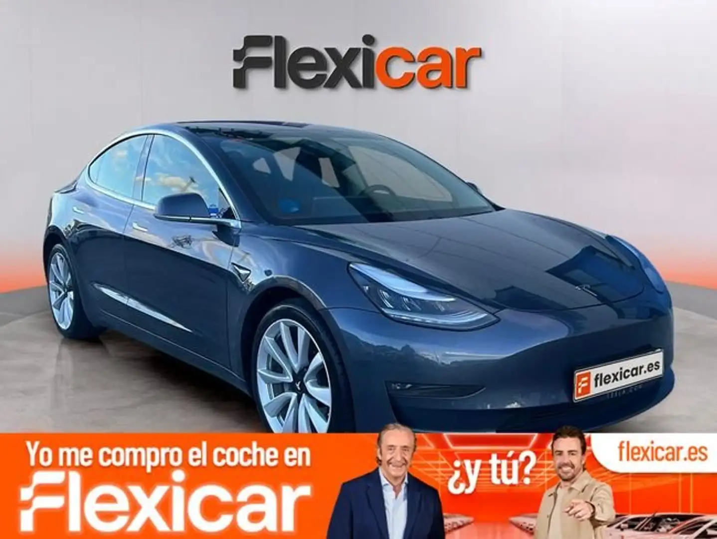 Tesla Model 3 Gran Autonomía AWD Gris - 1