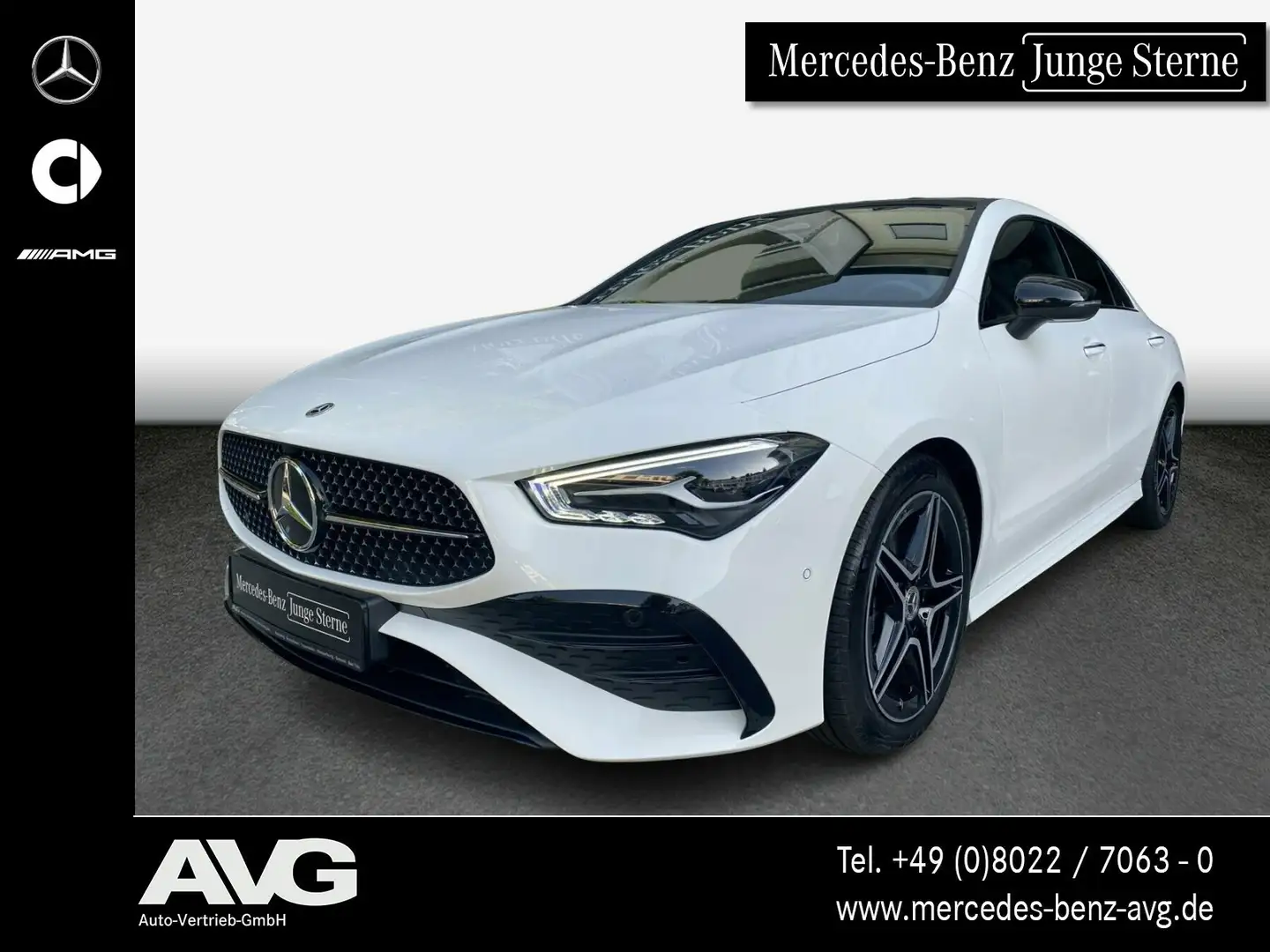 Mercedes-Benz CLA 200 CLA 200 AMG-Adv.-Plus Pano Night MBUX LED Ambi. Blanc - 1