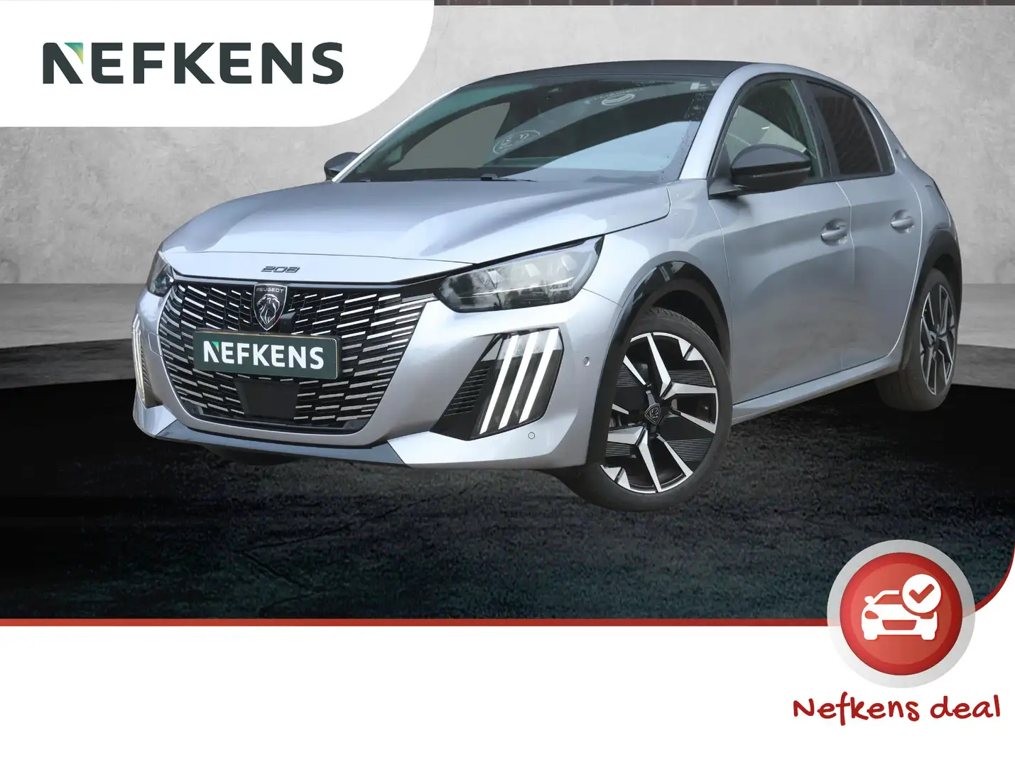 Peugeot 208 GT 136pk Hybrid | Panoramadak | Dodehoekbewaking | Grijs - 1
