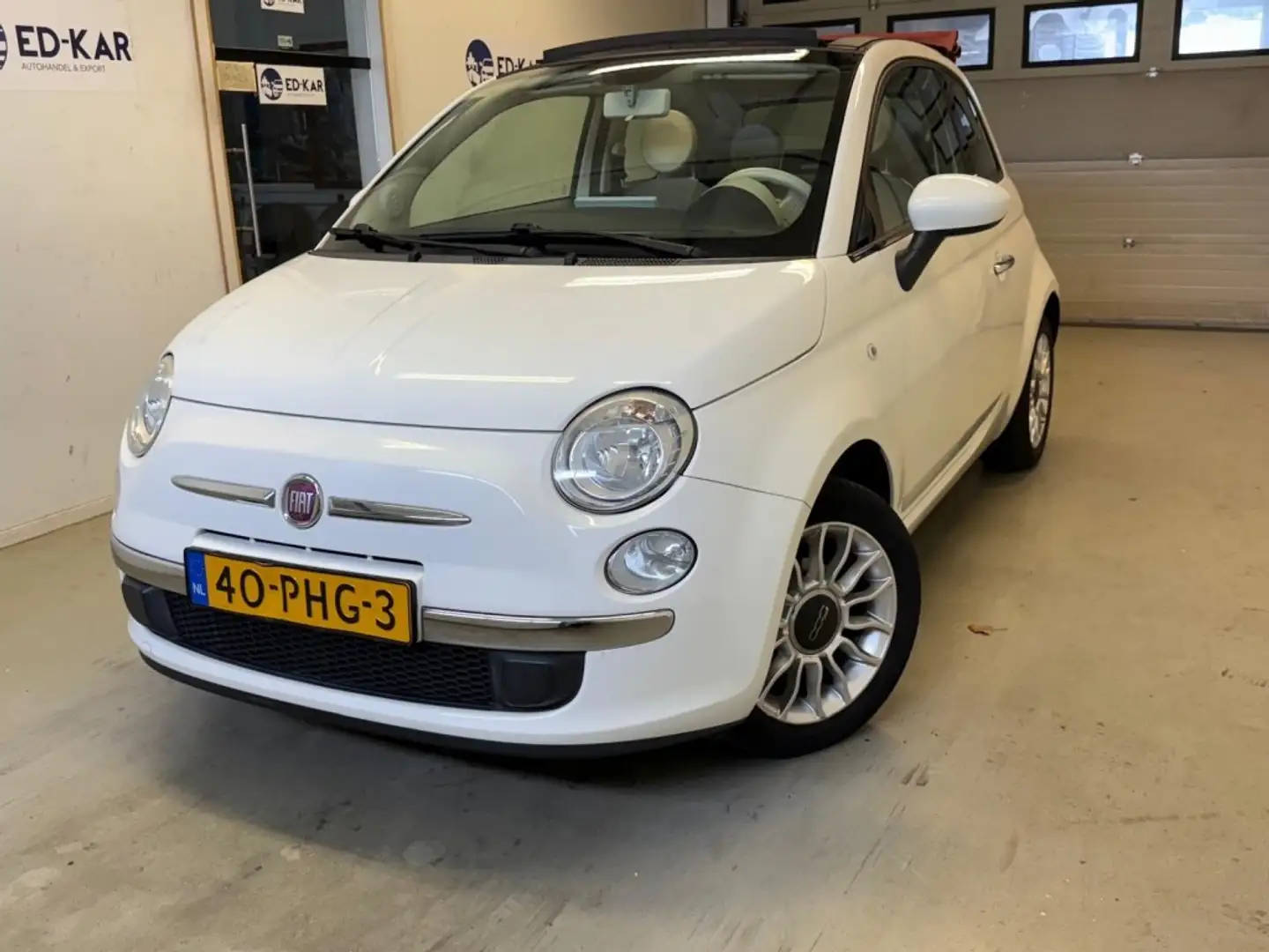 Fiat 500C 1.2 Lounge CABRIO AUT LMV PDC NETTE AUTO NAP APK Bianco - 1