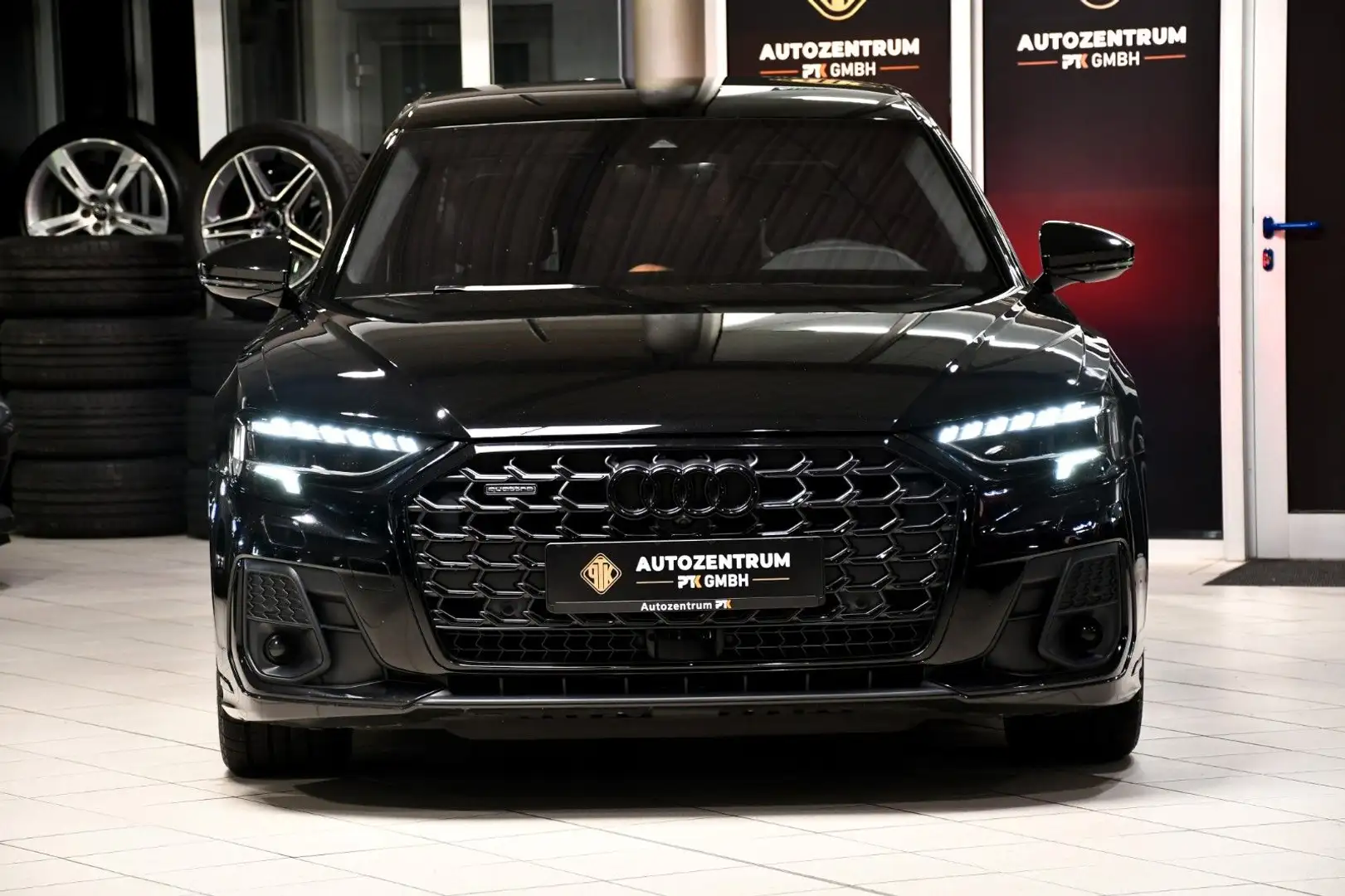 Audi A8 50 TDI Lang quattro S-line 3xTV Matrix 360Kam Noir - 2