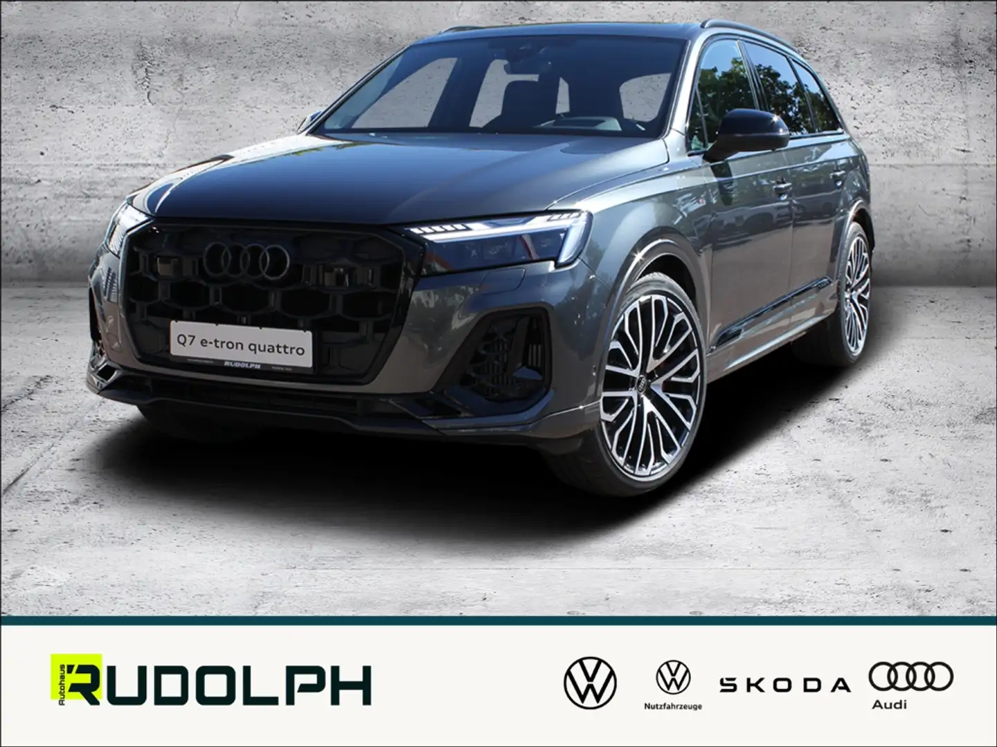 Audi Q7 60 TFSIe S line business LASER HUD MASSAGE PANO Grau - 1