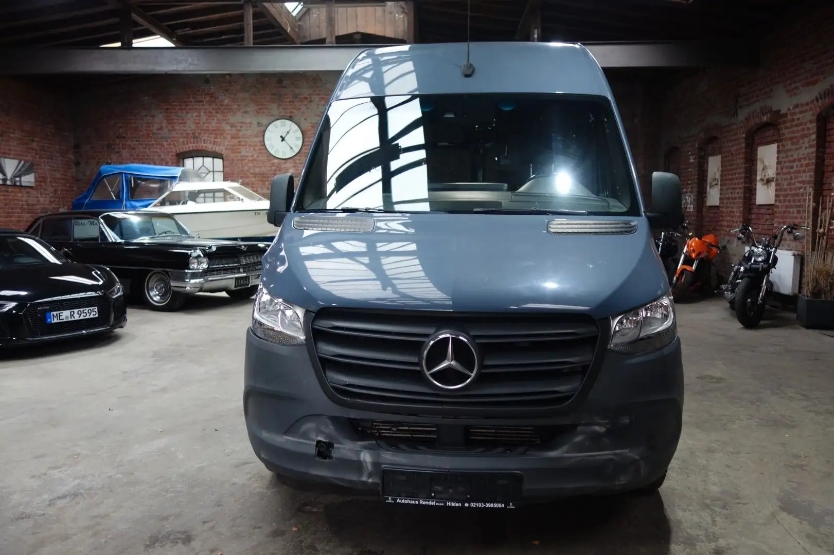 Mercedes-Benz Sprinter Kasten 314 L2 Klima Kamera Tüv Euro6 Grau - 2