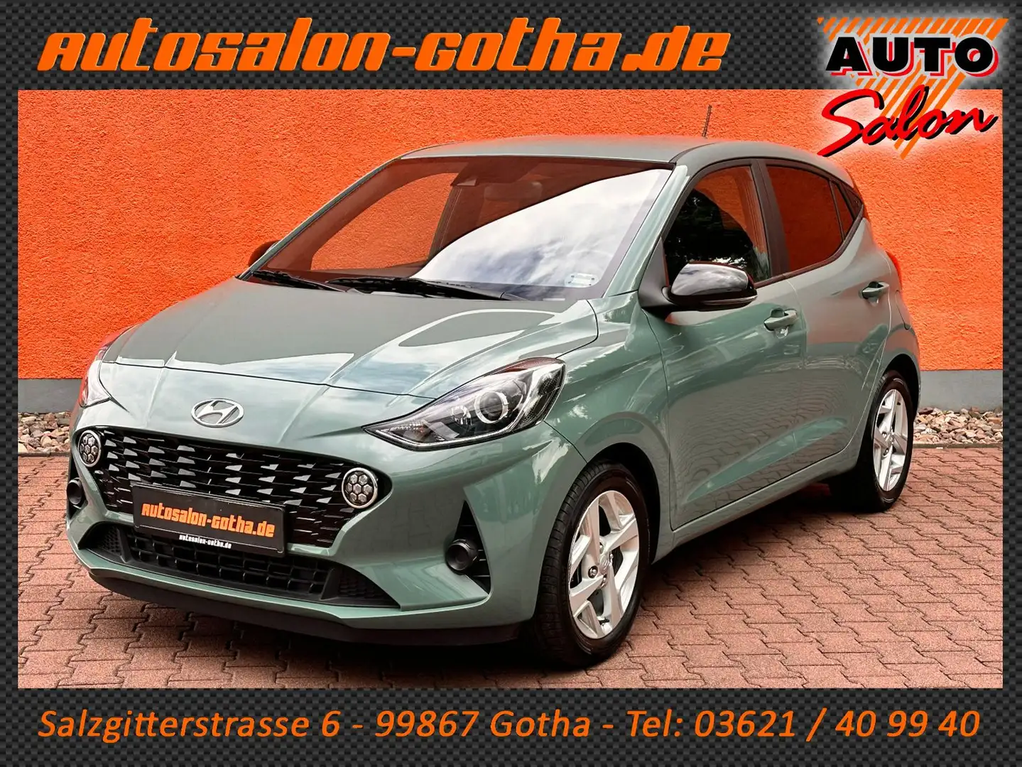 Hyundai i10 Connect & Go NAVI+CAM DAB LANE SHZ LenkradHz Green - 1