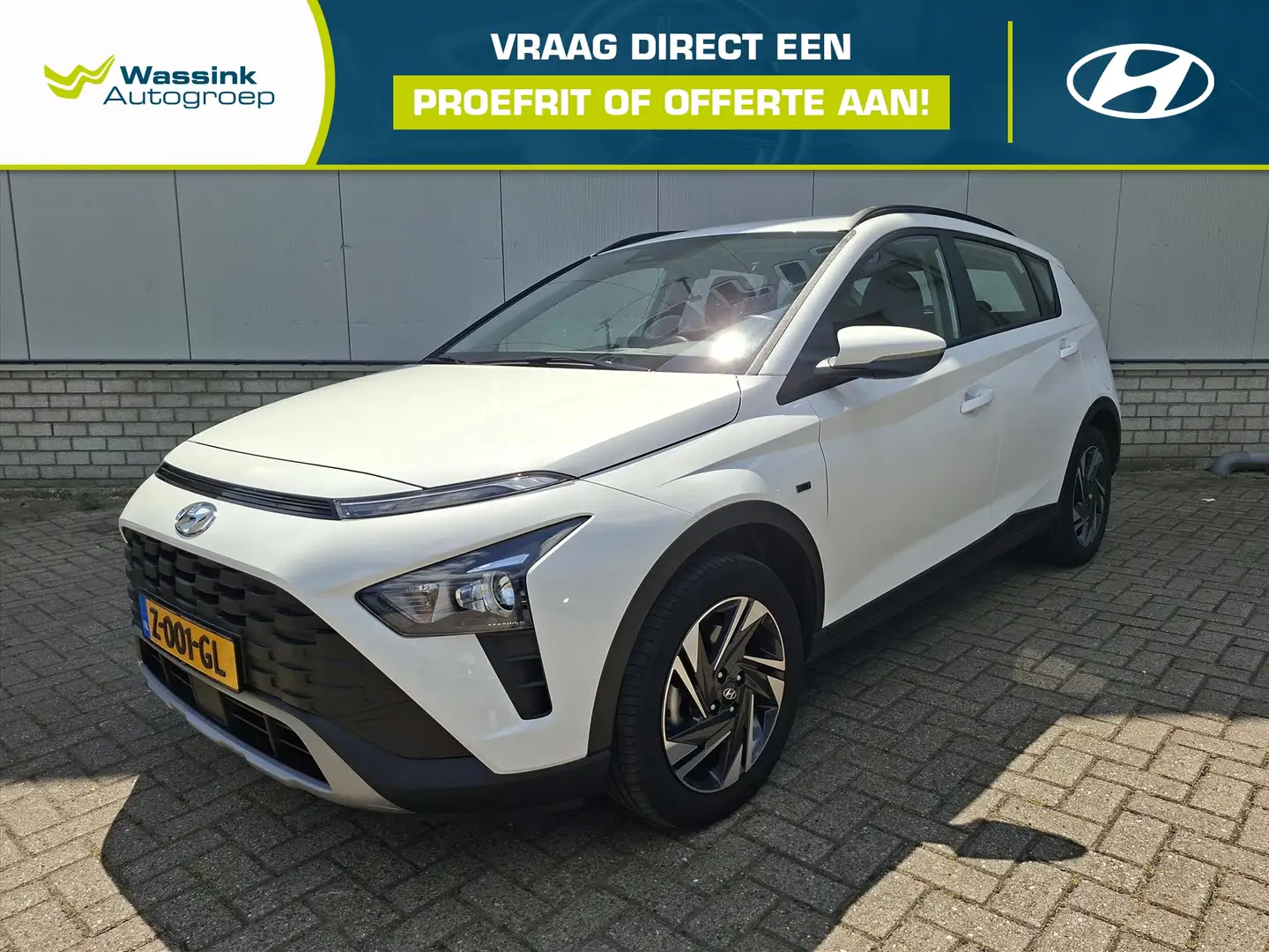 Hyundai BAYON 1.0 T-GDI 100PK 7DCT Comfort Smart I Navigatie Wit - 1