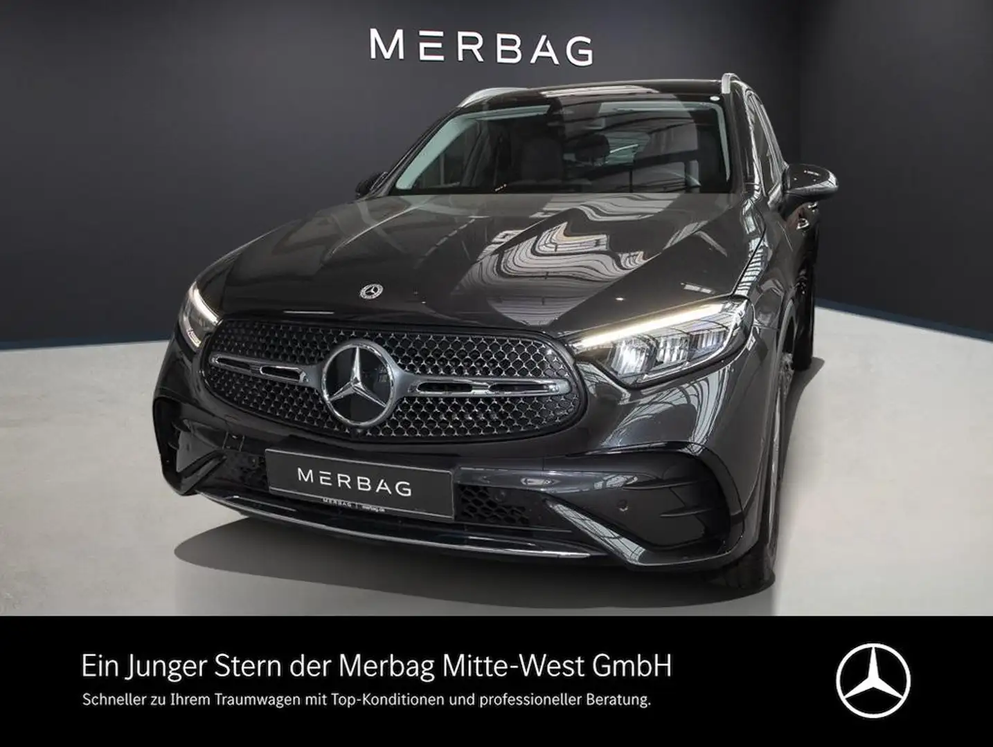 Mercedes-Benz GLC 220 d 4MATIC AHK LED Navi Pano SD SHZ Kam. Grau - 1