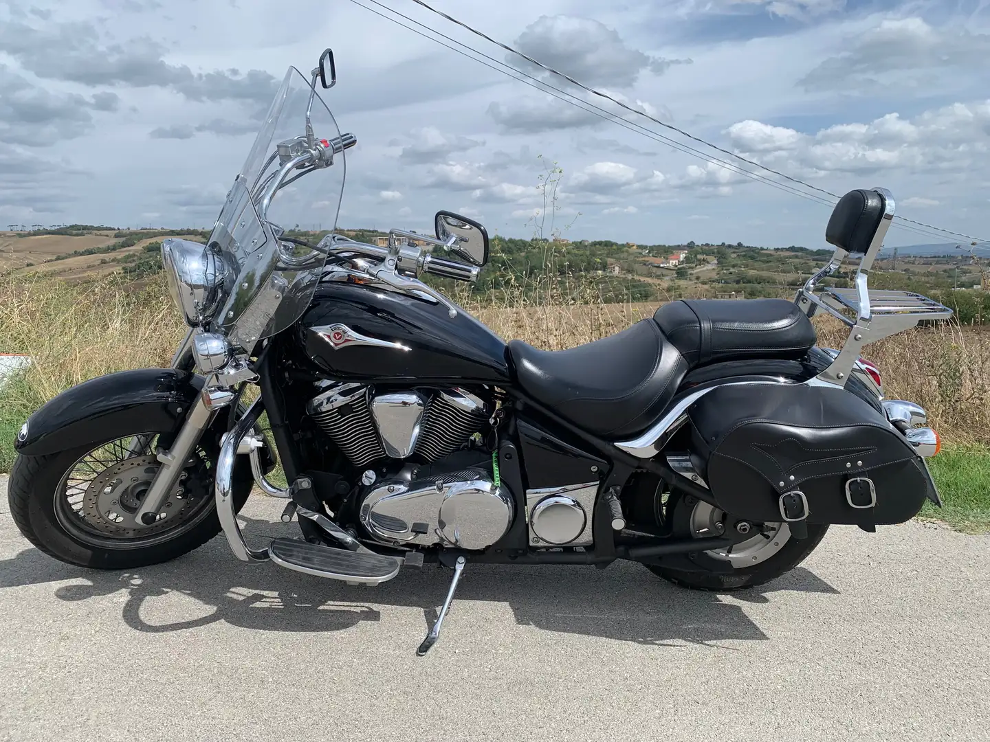 Kawasaki VN 900 Classic Negru - 1