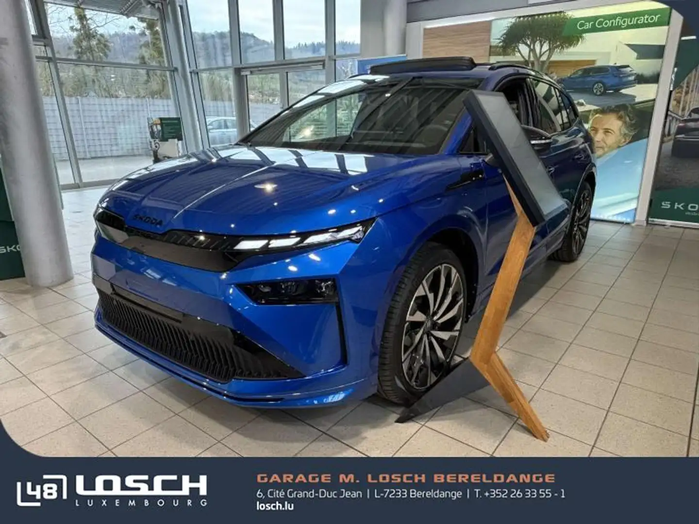 Skoda Enyaq Sportline 85 Bleu - 1