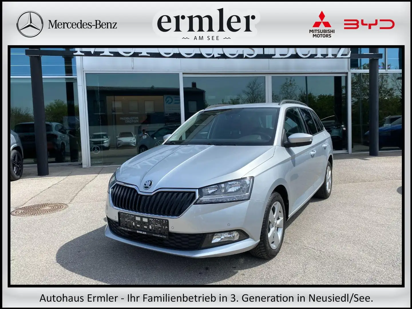 Skoda Fabia 1,0 TSI Kombi Ambi Silber - 1