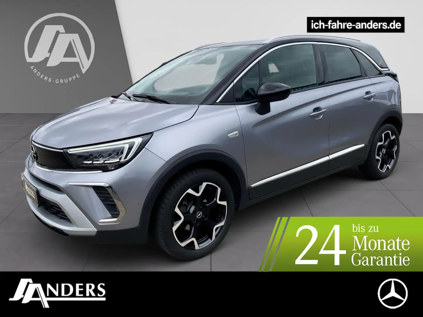 Opel Crossland 1.5 D ULTIMATE Navi+SHZ+LED+HUD+Kamera Grau - 1