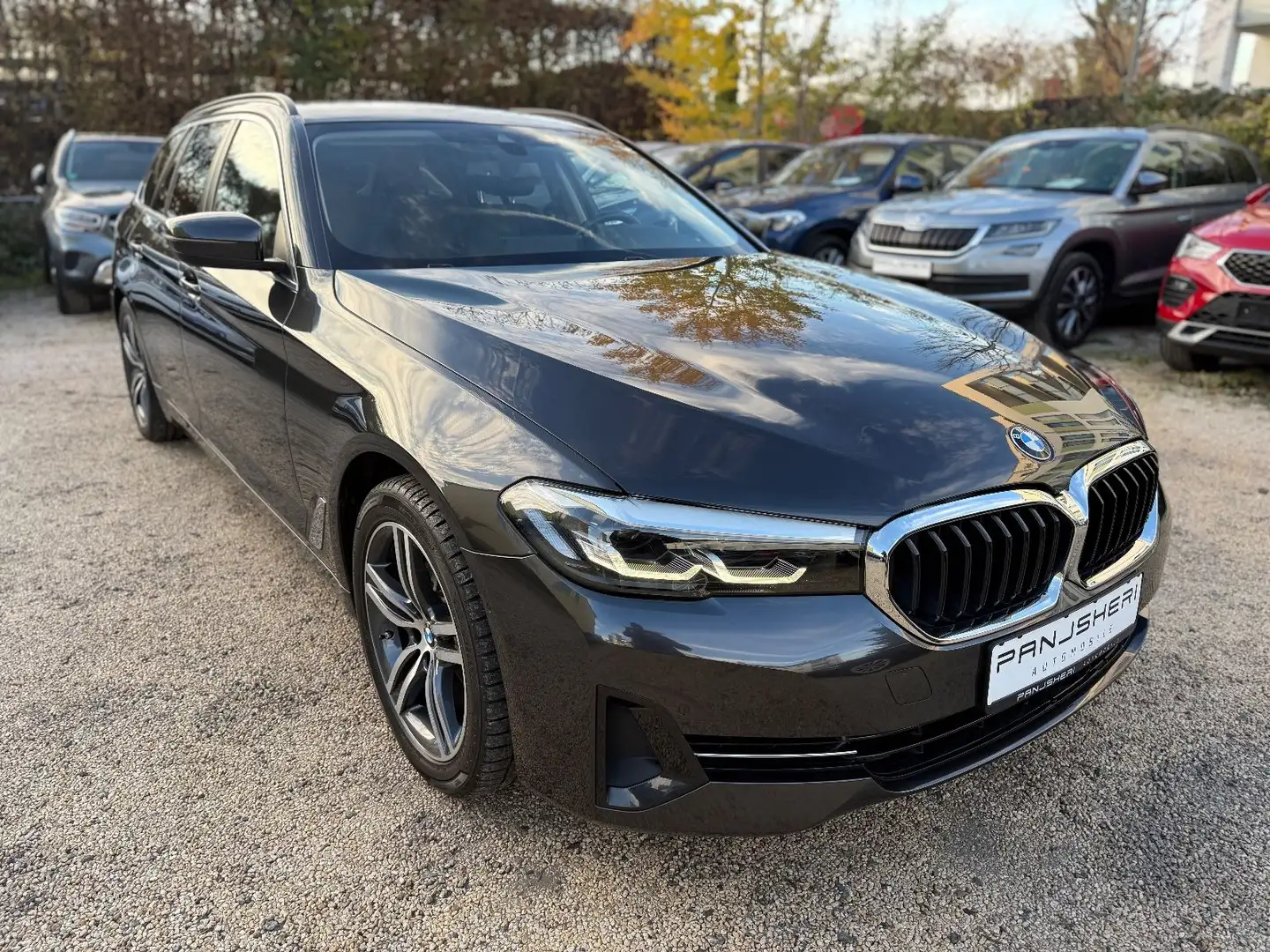 BMW 520 d Touring Aut Leder Kamera Memory LED Navi Grau - 1