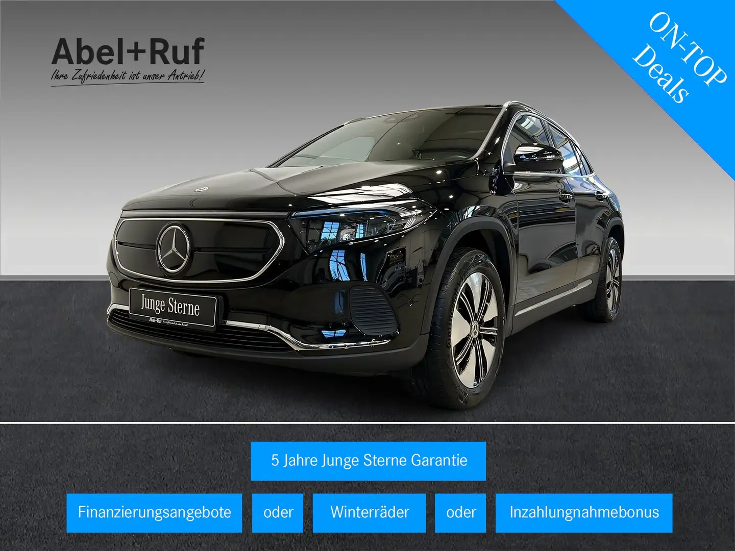 Mercedes-Benz EQA 250+ PROGRESSIVE+DISTR+Kamera+Ambi+Pano+AHK Noir - 1
