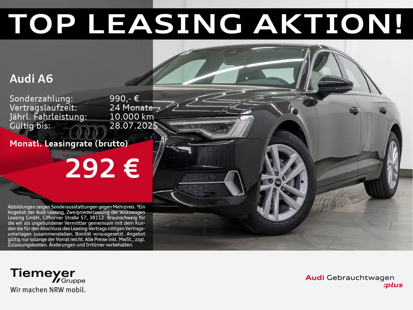 Audi A6 40 TDI ADVANCED MATRIX LEDER ASSIST KAMERA Schwarz - 1