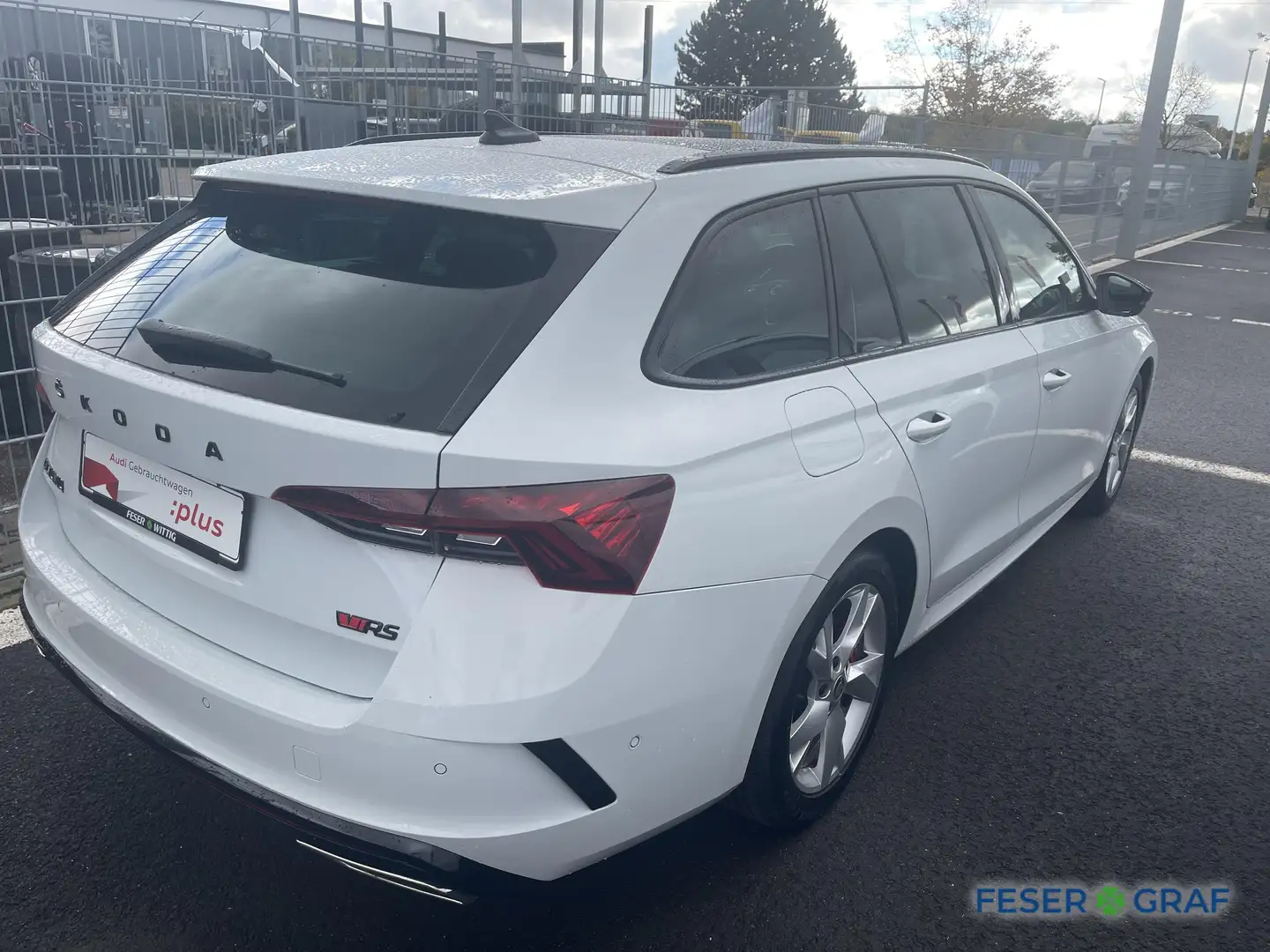 Skoda Octavia Combi 2.0 TSI RS First Edition DSG,LED,Pano,HuD,AC Blanc - 2