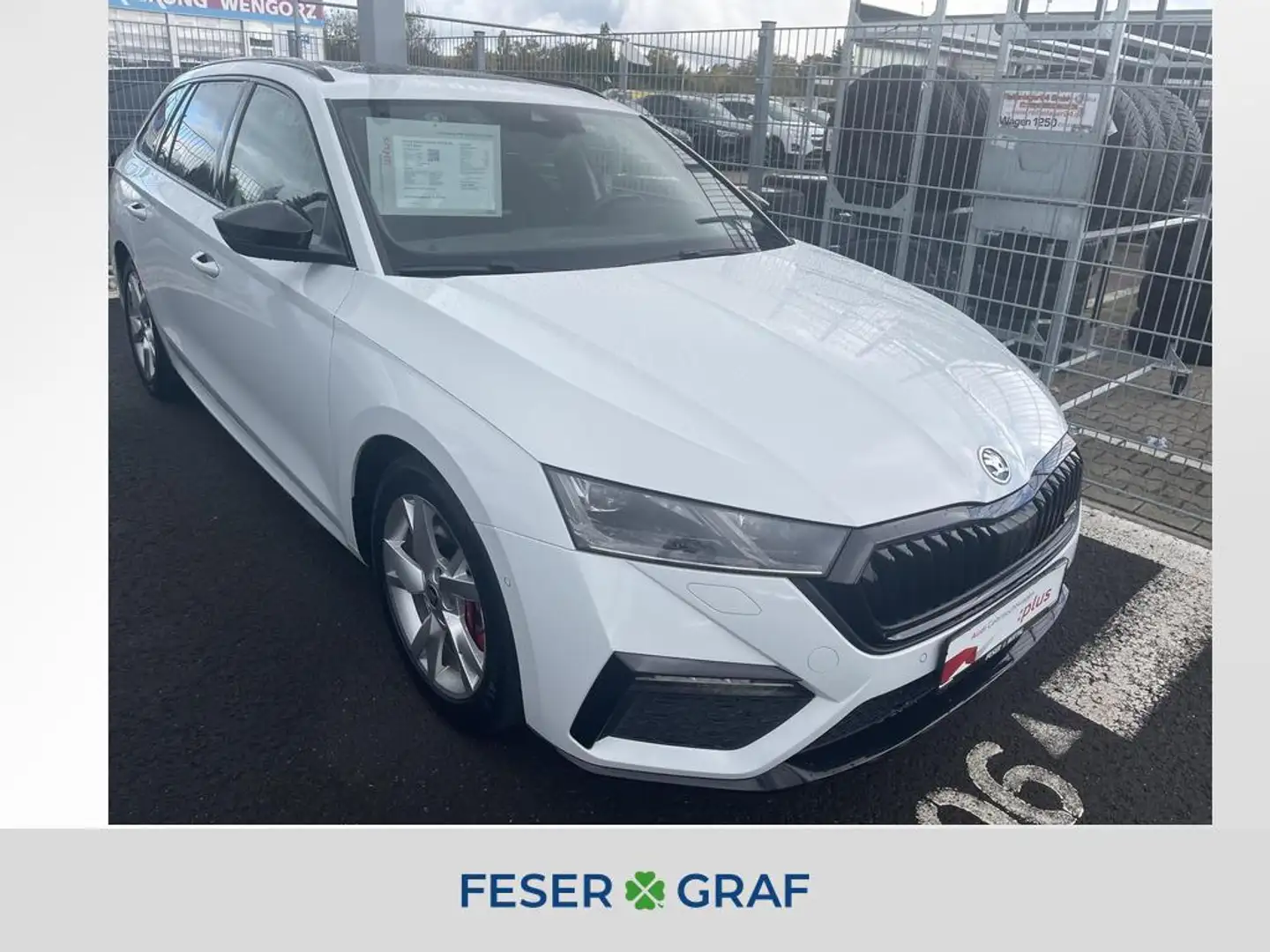 Skoda Octavia Combi 2.0 TSI RS First Edition DSG,LED,Pano,HuD,AC Blanc - 1
